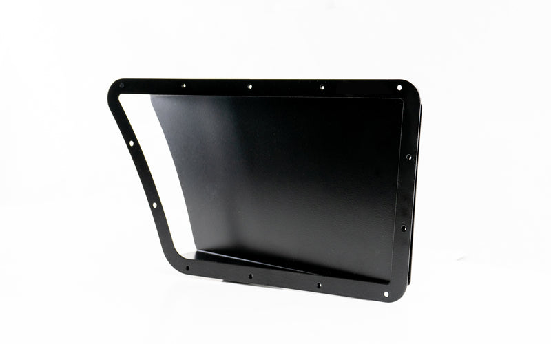 BMW E36 upper fender vent duct, inside view