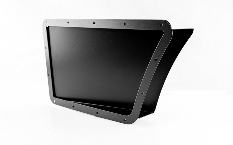 BMW E36 upper fender vent duct, front view