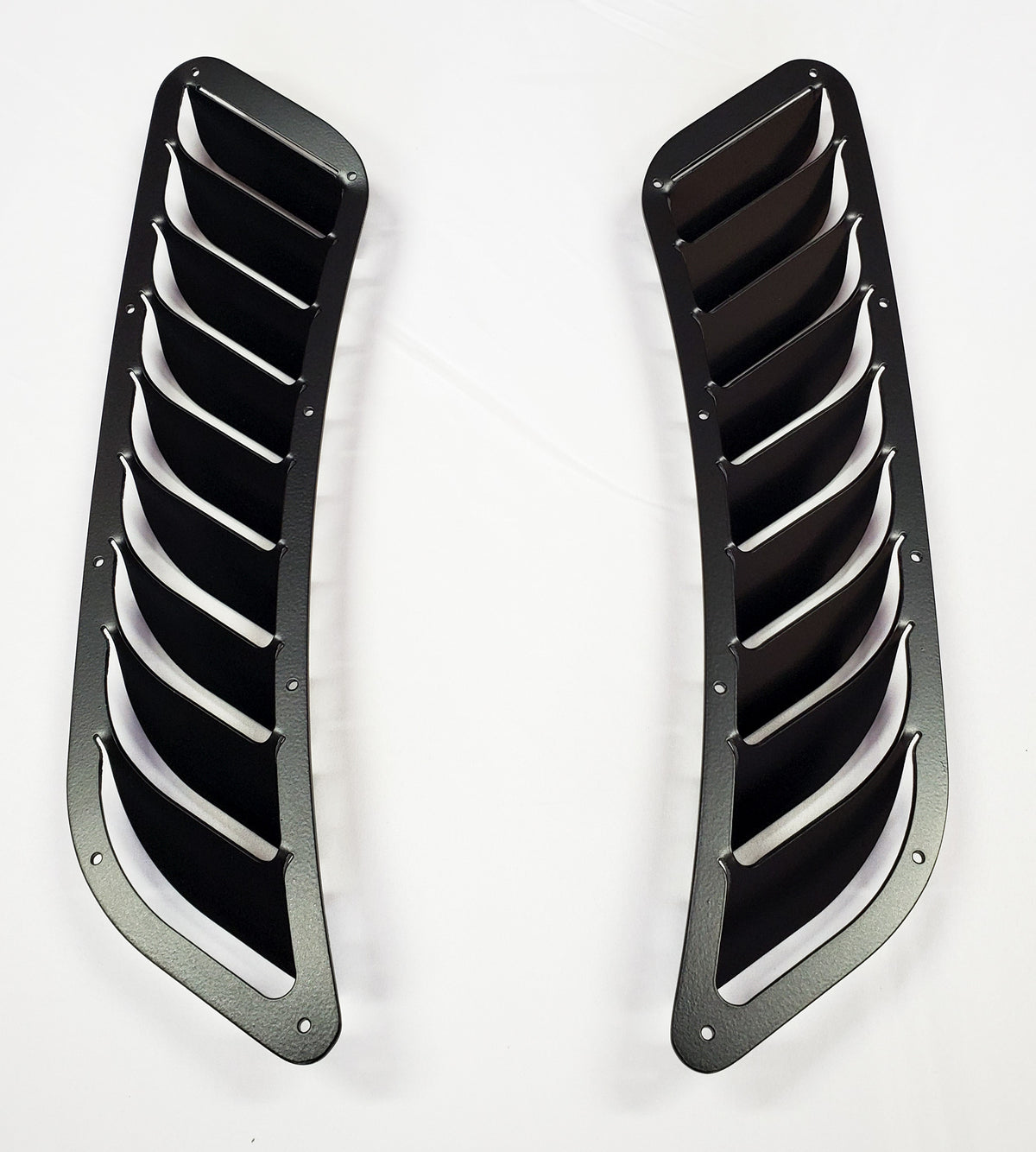 Universal front fender vents, pair, top view