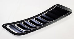 Fender vent louver with rivet holes, angled view