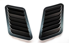 BMW E36 side hood vent louvers, top view
